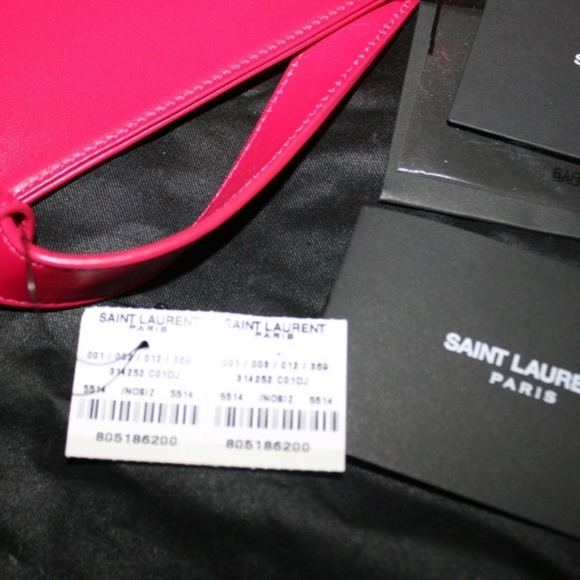 SAINT LAURENT LEATHER TOTE BAG HANDBAG & WALLET - Picture 4 of 11